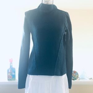 Free People crew neck teal sweater